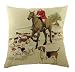 Evans Lichfield Hunting Huntsman Traditional Tapestry filled Cushion 18 X 18 Inch