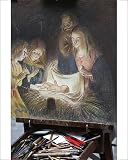 Photographic Prints of Easel and Nativity scene, Florence, Tuscany, Italy, Europe from Robert Harding