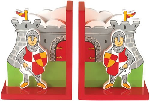 Childrens Toyshop  Toys : Fair Trade Wooden Bookends - Knights and Castle