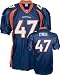 John Lynch Reebok NFL Authentic Navy Denver Broncos Jersey