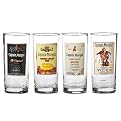 Libbey Captain Morgan Assorted Tumbler Set of 4