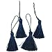 Expo Mini Fiber Tassel, Navy Blue, 4-Pack