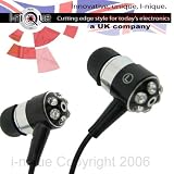 i-nique Crystal Blingbud (Jet Black) in-ear sound isolation earphones