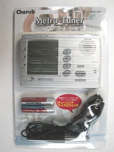 Cherub　チューナー　メトロノームチューナー シルバー WMT-555C