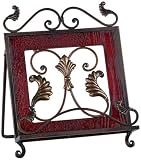 Iron Leaf Scroll Kitchen Cookbook Stand