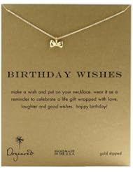 Dogeared "Reminders" Birthday Wishes and Bow Reminder Necklace