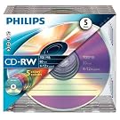 Philips CD-RW 700MB 80-Min 4-12x Speed Re-Writeable Discs