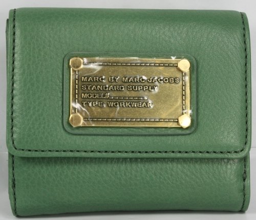 Marc Jacobs Classic Q Small French Purse Wallet Sage