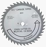 Crain Cutter 804 6-1/2-Inch 40 Tooth Wood Saw Blade with 5/8-Inch Arbor for 810 SuperSaw [並行輸入品]