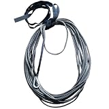 10' ATV Charcoal AmSteel Blue 3 16 Winch Rope Snow plow by Custom Accessories