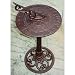 Sundial bronze cast aluminum iron decorative outdoor garden