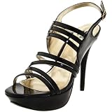 Miss Me Womens Sonic-6 Open-Toe Platform Pump