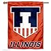 Illinois Fighting Illini Victory Badge House Flag Banner