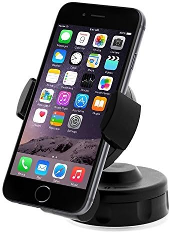 LeadYourLife Windshield Smartphone Car Mount Holder for Apple iPhone 6 Plus 6 5 5S 5C Samsung Galaxy Note 4 3 S5 S4 S3
