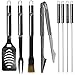 NFL Siskiyou Sports Fan Shop Houston Texans Stainless Steel BBQ Set w/Metal Case 8 piece Gray
