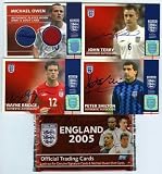 2005 Topps England Soccer Box from Japan-averages 7-10 David Beckham cards in every Box. Look For Autograph and Memorabilia Cards !