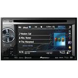 Pioneer AVH-P3400BH 2-DIN Multimedia DVD Receiver with 5.8" Widescreen Touch Panel Display, Built-In Bluetooth®, and HD Radio