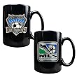 San Jose Earthquakes Soccer 2pc Black Ceramic Mug Set - Primary Team Logo & MLS Logo MAJOR-LEAGUE-SOCCER Soccer