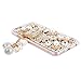 iPhone 6 Case,iPhone 6S Case,New Fashion Handmade Bling Crystal Pearl Rhinestone Diamond Transparent Hard Case Cover for Apple iPhone 6 6S 4.7-inch (Coco Bag)