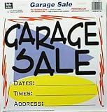 Hy-Ko #22607 13x13 Garage Sale Sign