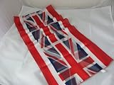 Attractive Jubilee Union Jack Self Stripe Chiffon Scarf, 35cm x 150cm. Super Everyday Wear, Present, etc.