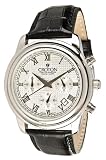 Croton CC311273BSSL Men's Chronograph Quartz Leather Strap Watch