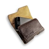 Brown Bond Street Leather Case with Belt Clip for BlackBerry Storm
