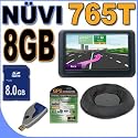 Garmin Nuvi 765T 4.3-Inch Widescreen Bluetooth Portable GPS Navigator 8GB SDHC BigVALUEInc Accessory Saver Bundle