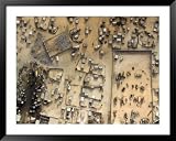 Nouakchott is Being Covered by the Sahara in a Desertification Process, Mauritania Scenic Framed Art Poster Print by Michael Fay, 49x39