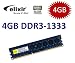 Elixir Original 4 GB 240 pin DDR3-1333 DIMM (1333Mhz, PC3-10600U, CL9, 256Mx8, NON-ECC, unbuffered) - Part M2F4G64CB8HD5N-CG für alle DDR3 Computer und Core i3 / i7 Mainboards