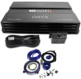 Mb Quart Onx1.1500d 1500 Watt RMS Onyx Series Class D Monoblock Car Amplifier