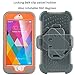 iPhone 6S Plus Case 5.5 inch, ULAK Heavy Duty Dual Layer Shockproof Protective Grip Case for Apple iPhone 6 Plus (2014)/6s Plus (2015) with Swivel Belt Clip Holster and Kickstand Gray+Orange