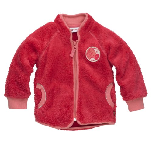 Lego Wear M&auml;dchen Jacke 13275 SARI 102 - CARDIGAN (FLEECE), Gr. 80, Pink (330 BRIGHT RED) Preisvergleich