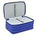 Miraclekoo 72 Slots Pencil Case Pencil Holder Large Capacity Multi-layer Pencil Bag (BLUE)