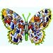 Migration Shaped Butterfly Jigsaw Puzzle by Ron Jenkins 1000pc