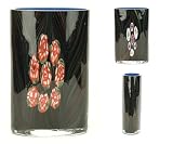 100% Handcraft Murano Glass Art Black Bucket
