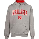 NCAA Nebraska Cornhuskers Gray Classic Twill Hoody Sweatshirt -