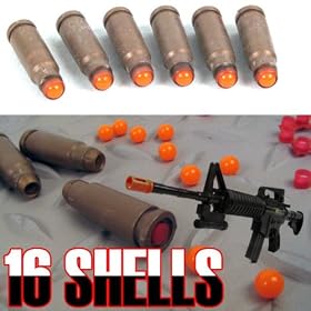 M2037 Bullet Cap Gun Ejecting Shell 16Pc by 