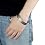 Stainless Steel Polished Black Plated Horizontal Design Cuff Bracelet