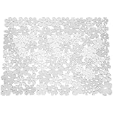 InterDesign Blumz Kitchen Sink Protector Mat - Large, Clear