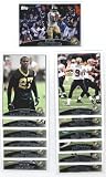 2009 Topps New Orleans Saints Super Bowl Champions Team Set of 13 cards including Drew Brees, Reggie Bush, Deuce McAlister, and more!