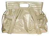 Urban Expressions - Urban Expressions Large Patent Handbag (Ivory)