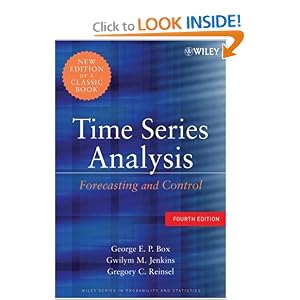 Time Series Analysis: Forecasting and Control (Wiley Series in Probability and Statistics) by George E. P. Box, Gwilym M. Jenkins, and Gregory C. Reinsel