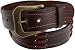 Tommy Bahama Men's Leather And Lizard Print Patchwork Belt