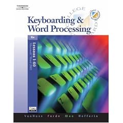 Keyboarding & Word Processing, Lessons 1-60 (with Data CD-ROM)