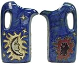 32 Oz. MARA Collectible Stoneware WATER PITCHER Carafe CELESTIAL Sun BLUE