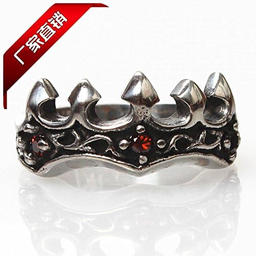 Fashion FreeZone GJ154 Nice Jewelry Jewelry Punk Gothic Rock retro crown titanium men's ring Perfect Gift