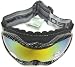 Carbon Fiber Print Ski Goggles Orange Revo Lenses