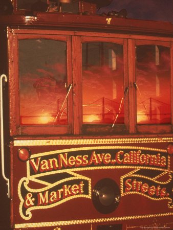 Cable Car Transportation Photographic Poster Print by Carol & Mike Werner, 42x56