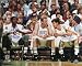Kevin McHale and Robert Parish Boston Celtics - Bench - Autographed 16x20 Photograph with Big Three